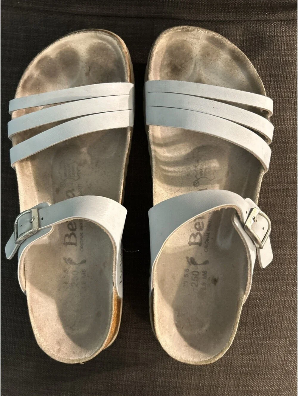 Birkenstock Betula Women's Light Blue Slide Casual Sandals Size 39